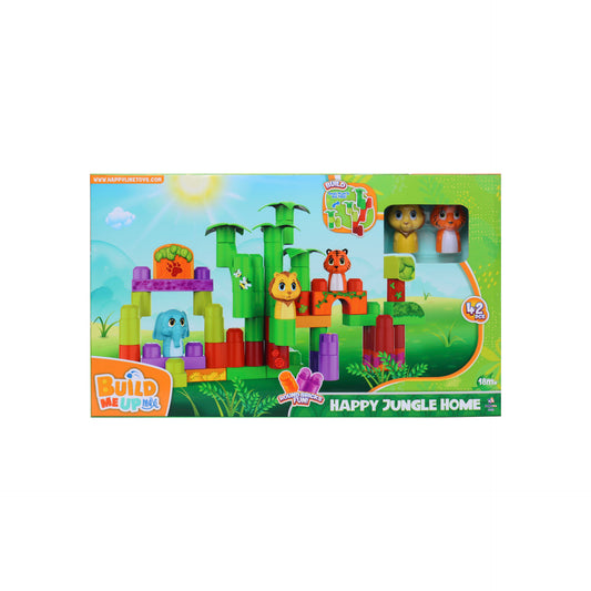 Block Maxi Jungle 3 Figures Set 42Pcs