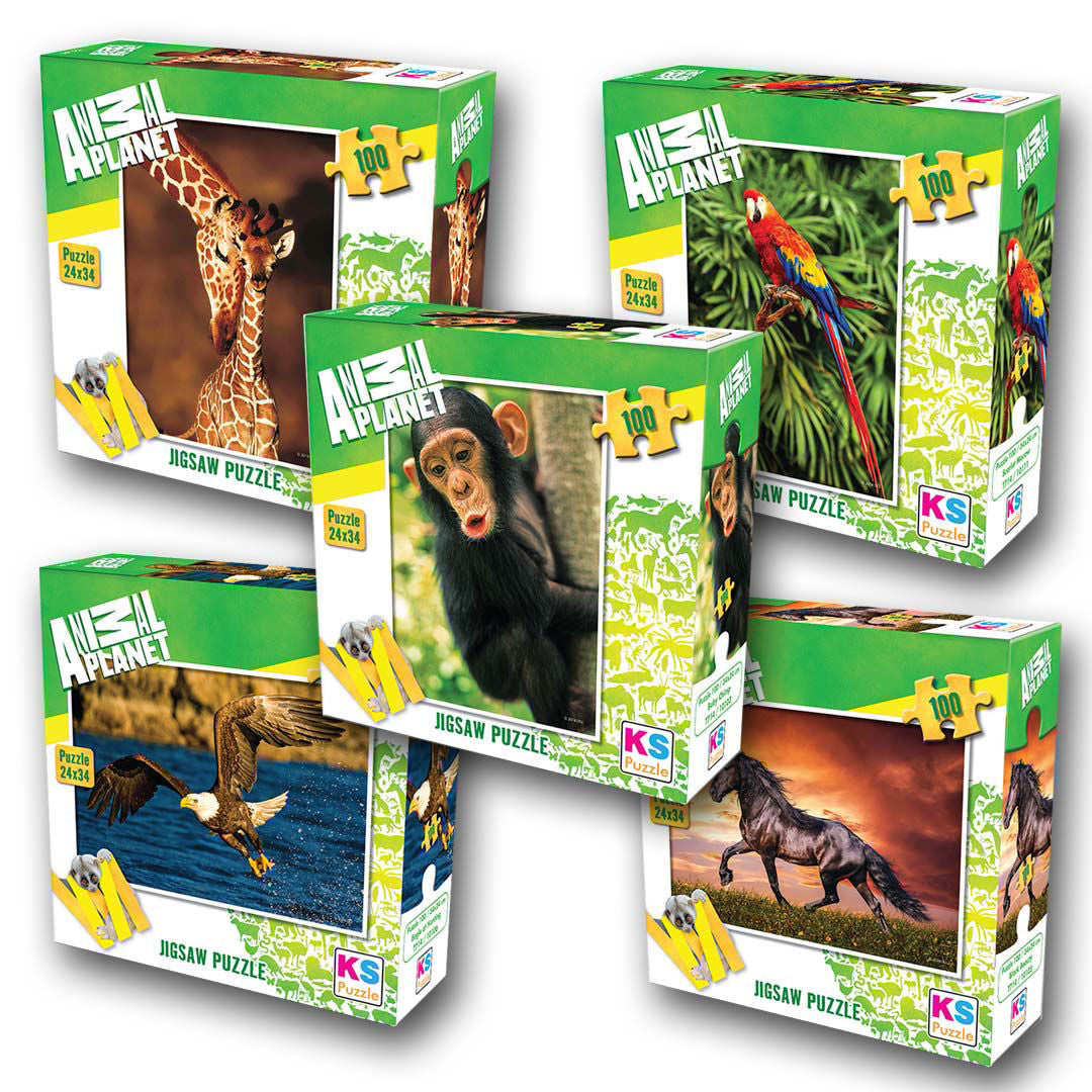 ANIMAL PLANET PUZZLE 100PCS