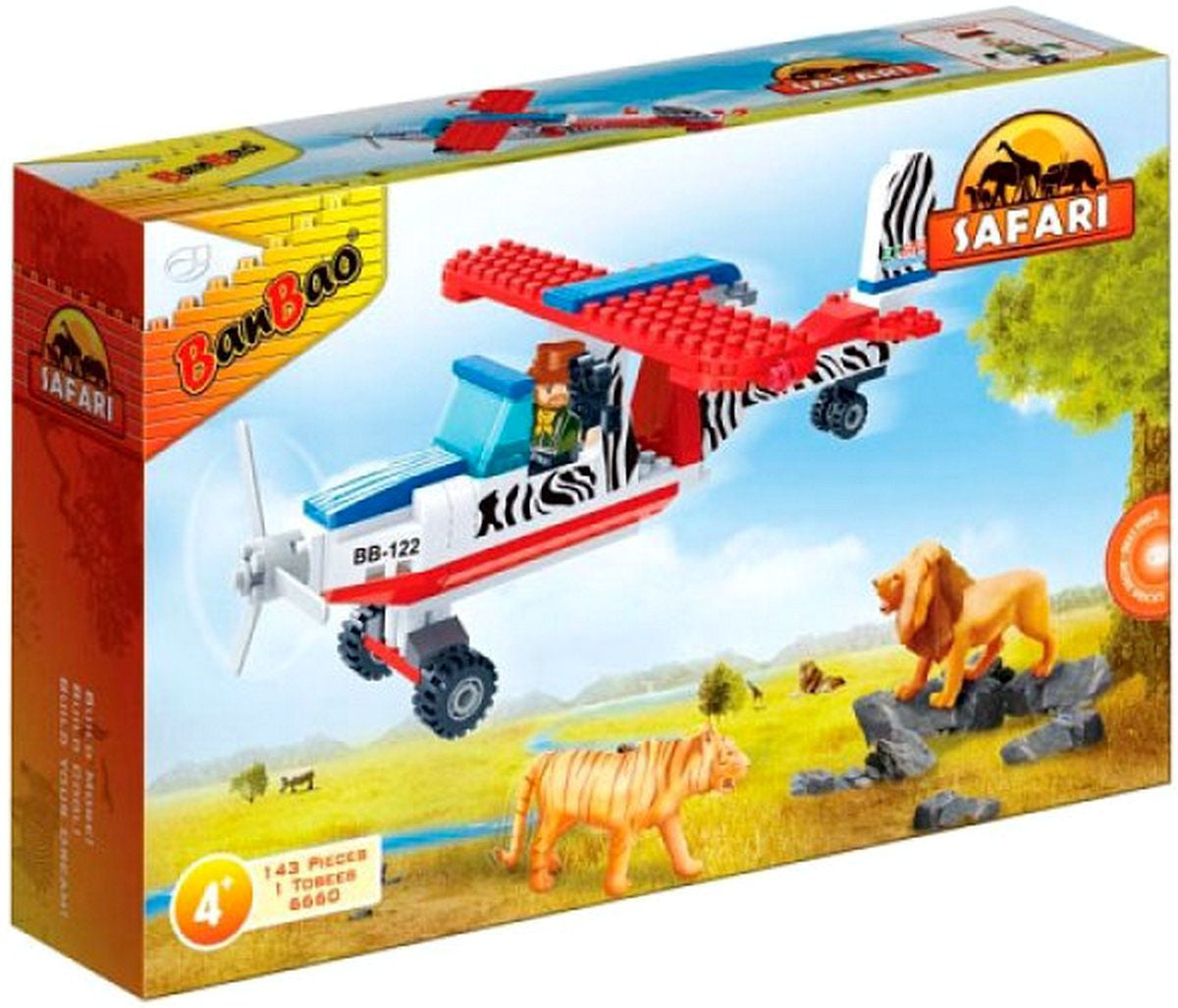 Safari Aircraft Plane 146 Pcs