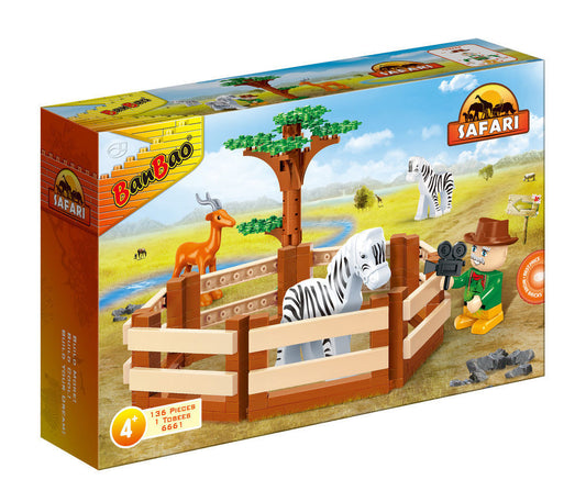 Safari National Zoo 136 Pcs