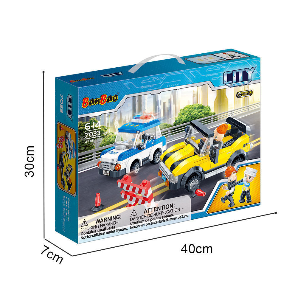 Banbao City Pull Back Action Police (268 Pieces)