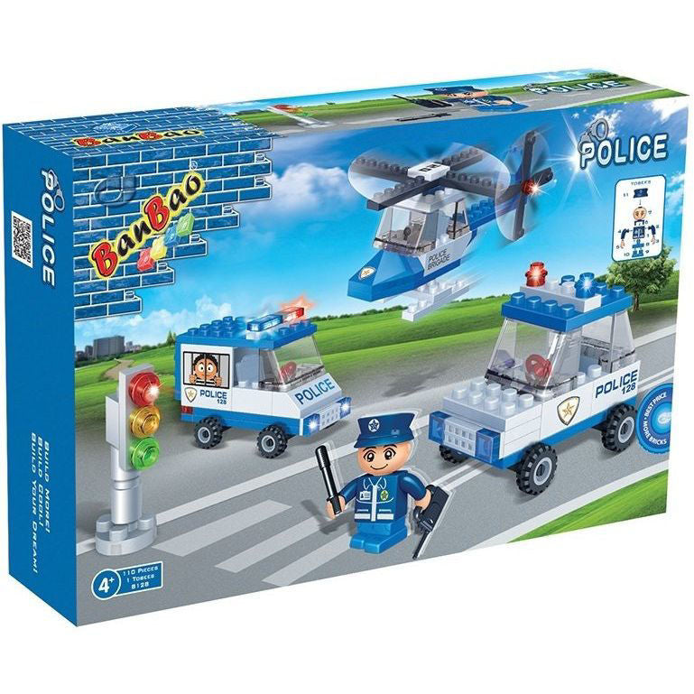 Banbao Police Multi-Color  (110 Pieces)