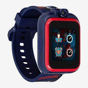 Playzoom-Boys Rubber Navy Superman  Watch