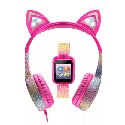 Playzoom-Girls Multi Pu & Kitty Headphones Set