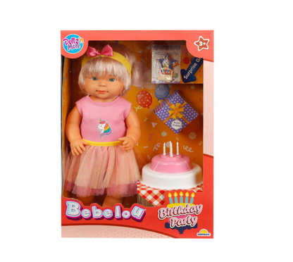 Bebelou Birthday Baby 40 cm - Purple Skirt