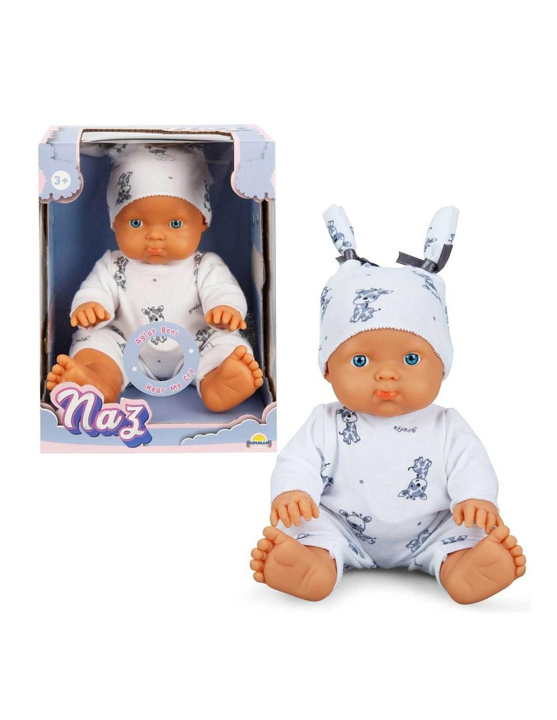 Crafy Doll Naz Crying & Laughing 23cm (Assorted)