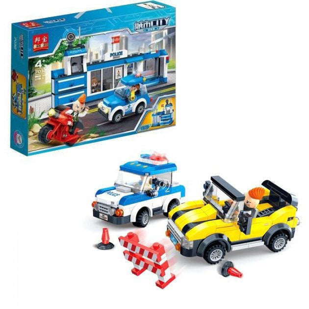 Banbao City Pull Back Action Police (268 Pieces)