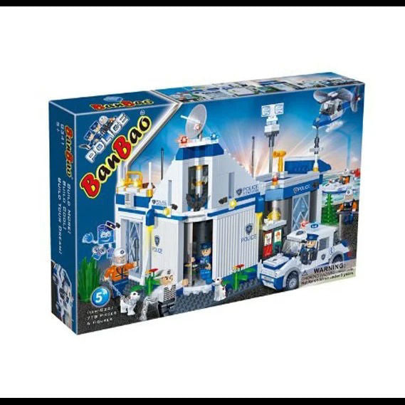 Banbao Police Series Blocks Police Station