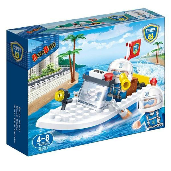 Banbao Police Boat (62 Pieces)