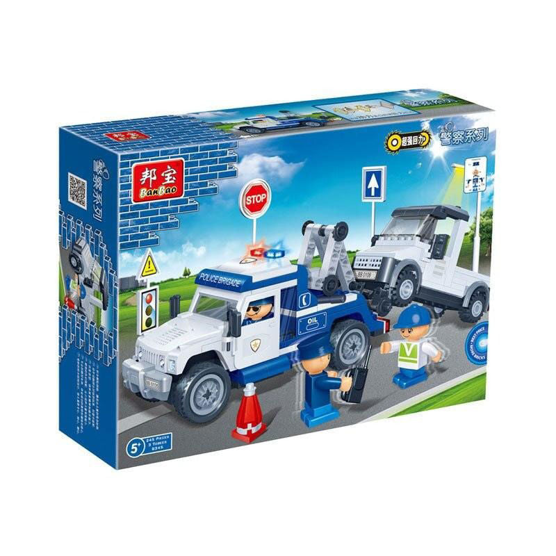 Banbao - Police Series Tow Truck 245Pcs