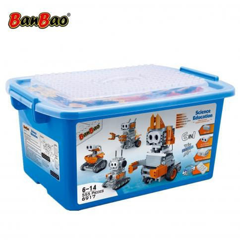 Banbao - Science Education 6 In 1 Ultrasonic Wave Obstacle Avoidance Robot 555Pcs