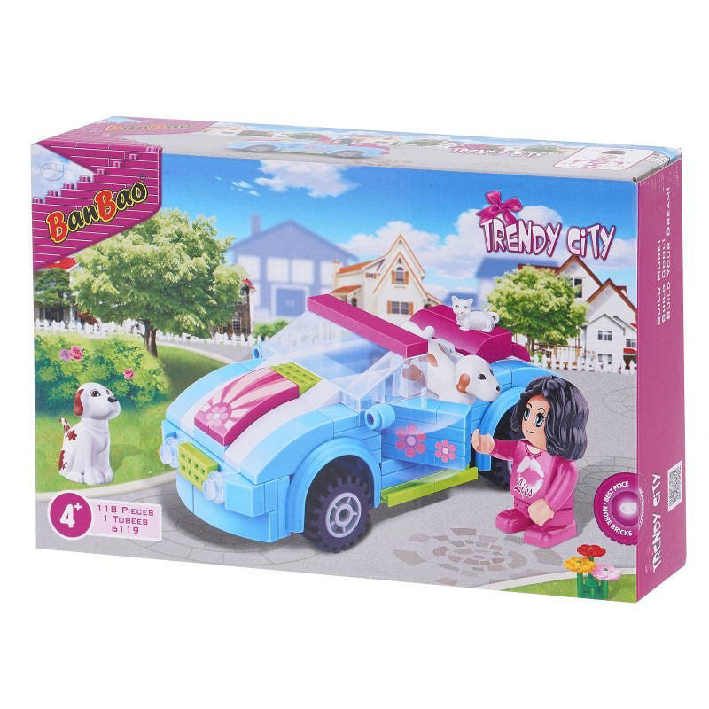 Banbao - Trendy City Girls Car 118Pcs