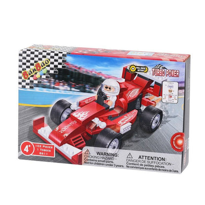 Banbao - Turbo Power Red F1 Race Car 102Pcs