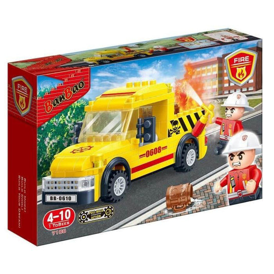 Fire Series   Hazardous Truck 105 Pcs