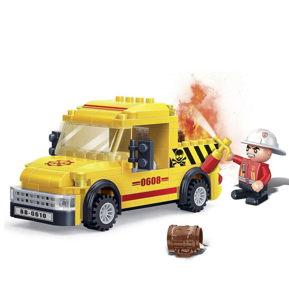 Fire Series   Hazardous Truck 105 Pcs