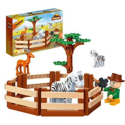 Safari National Zoo 136 Pcs