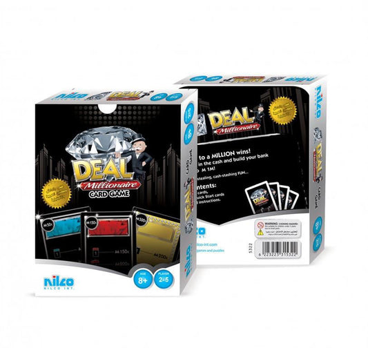 Deal Monopoly Millionaire Travel Card Game