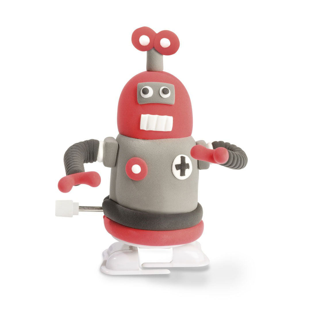 Totum Foam Clay Make a Walking Wind-up Robot