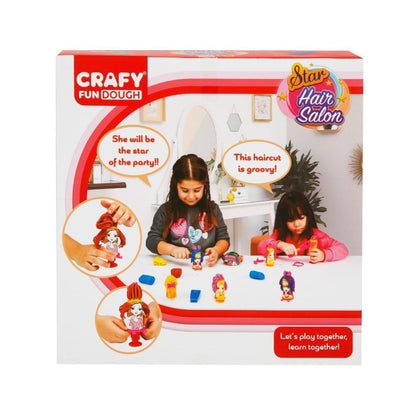 Crafy Dough Set Star Hair Salon