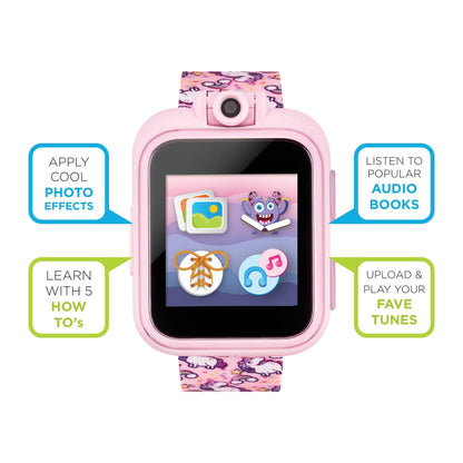 Playzoom-Girls Rubber Pink Unicorn Watch