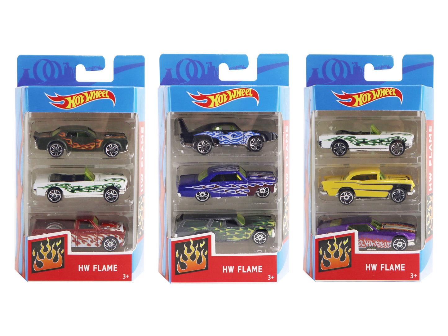 Hotwheels Flame Diecast Cars