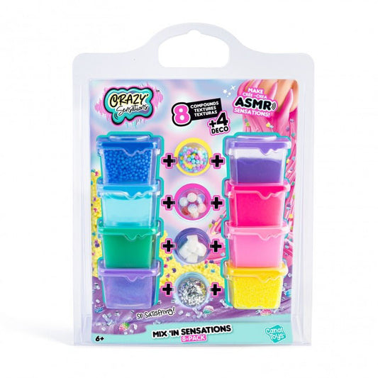 Mix In Sensations Pack Of 8 Slime