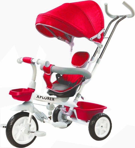 Tricycle With Shade Red