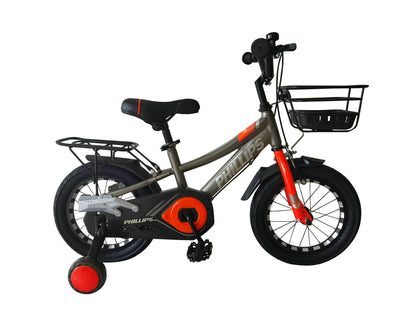 12 Inch Bicycle Grey -Red