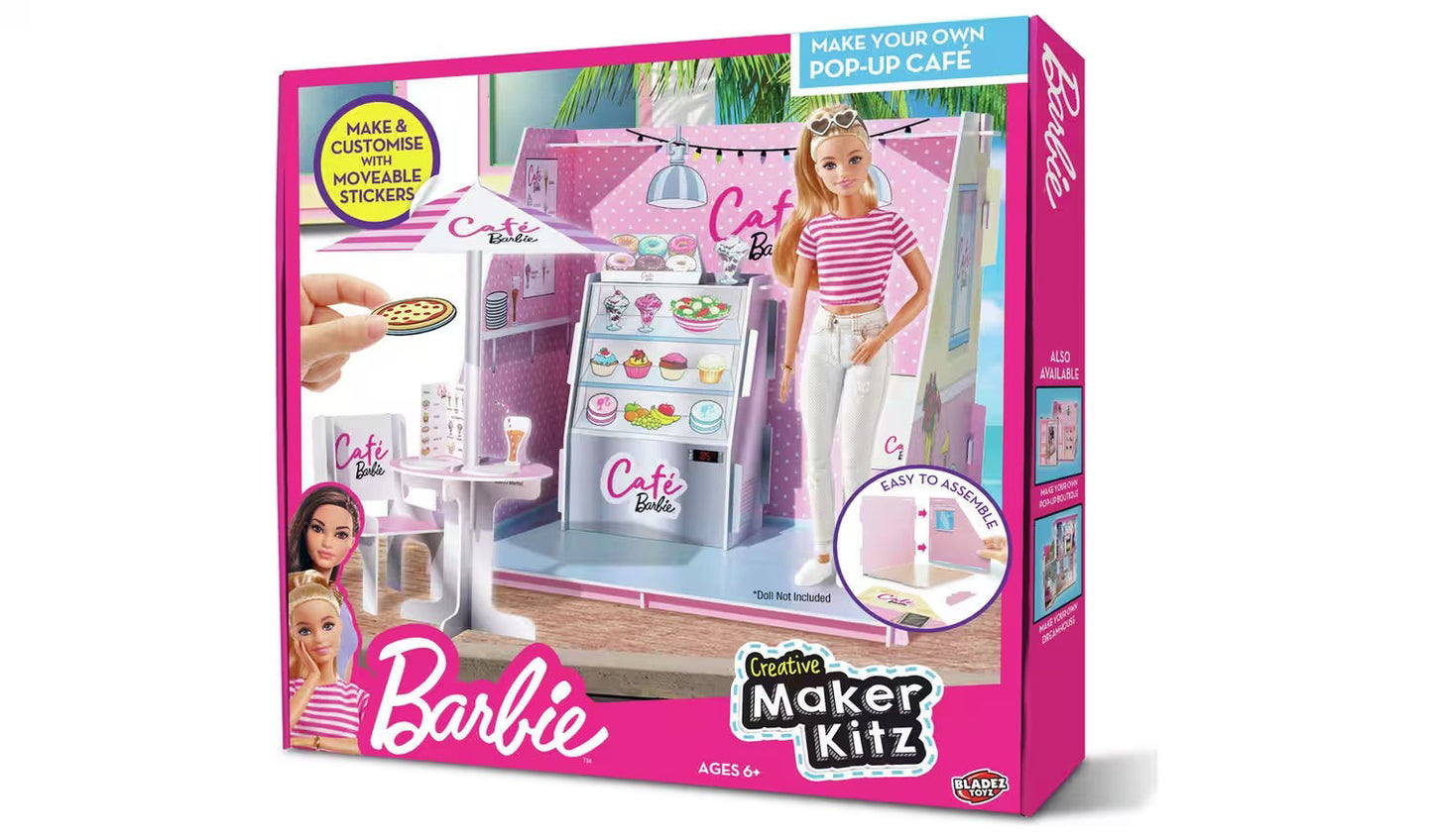 Barbie Creative Maker Kitz Make Your Own Pop-Up Cafee