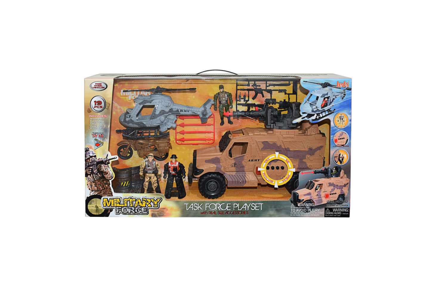 Military Force Task Force Playset (19 Pieces)