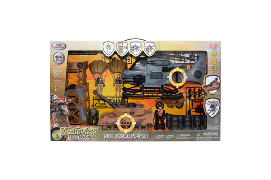 Military Force Playset (64 Pieces)