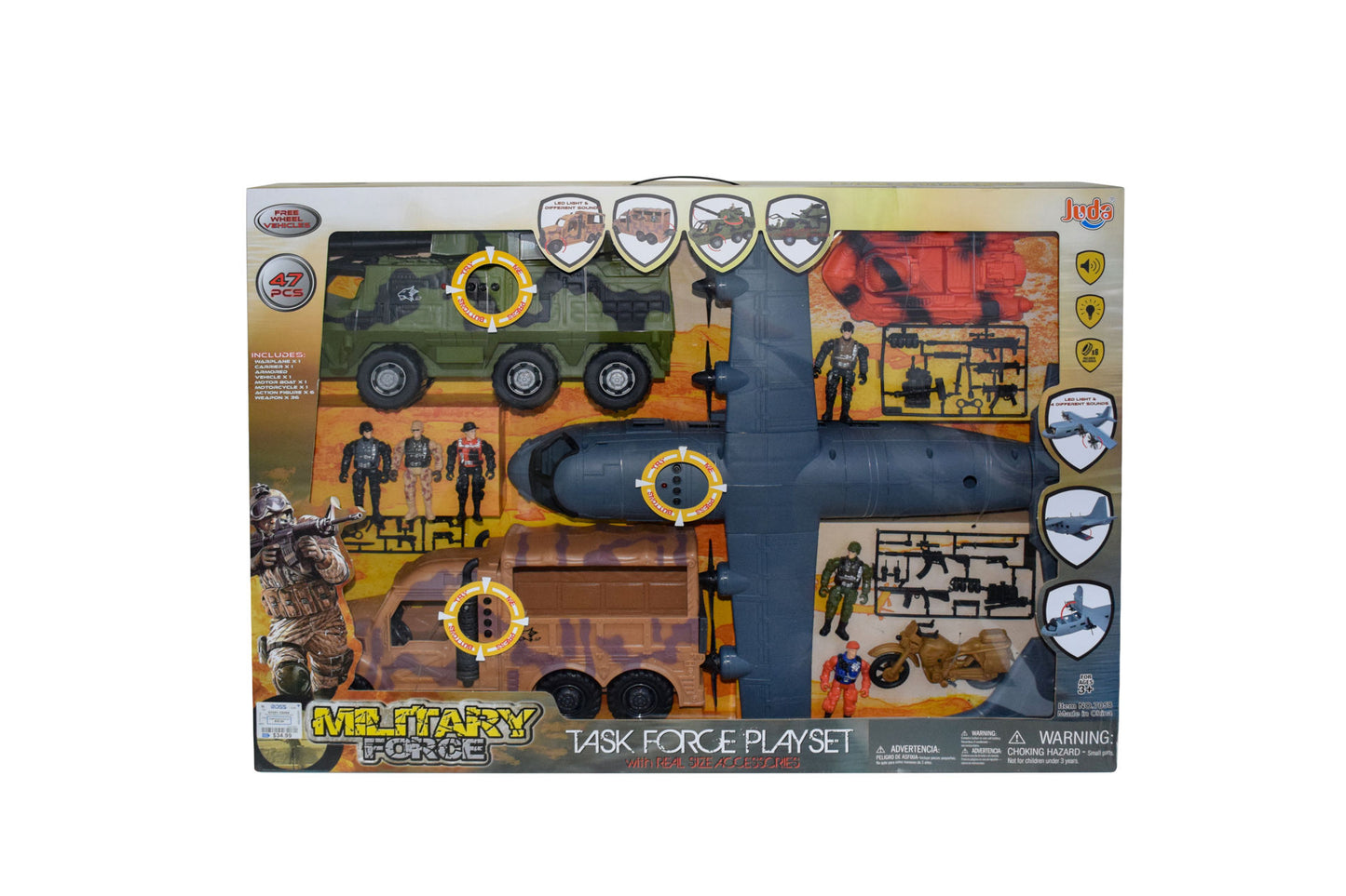 Military Force Task Playset (47Pcs)