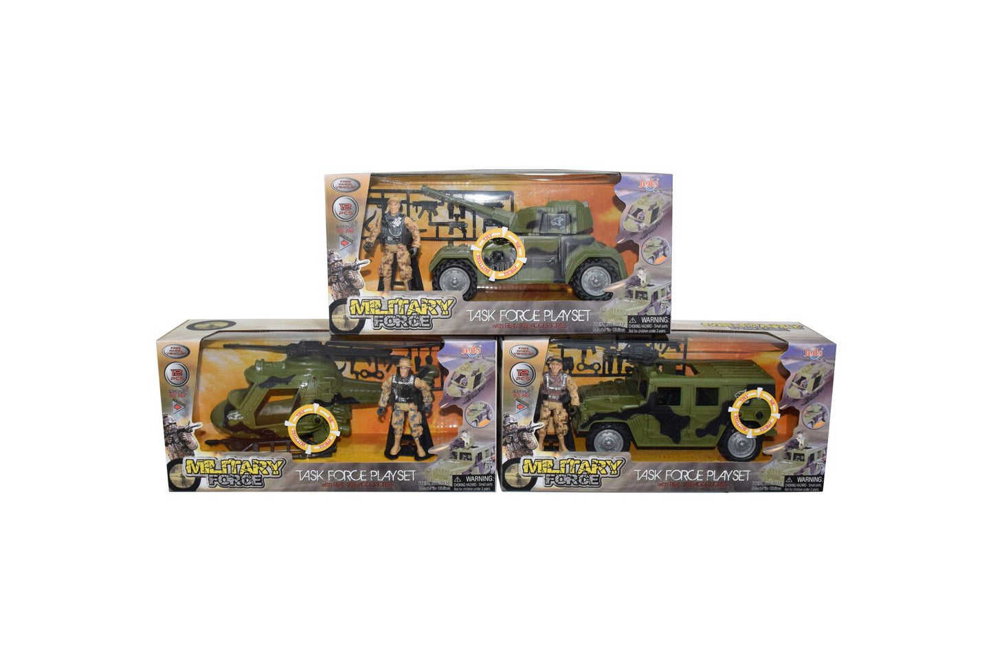 Military Force Task Force Playset (12 Pieces)