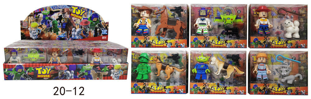 Toy House Figures Pdq 12Pcs