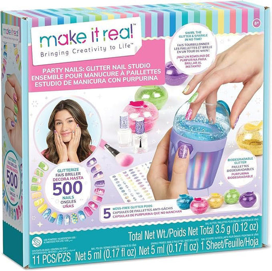 Make It Real Party Nails Glitter Design Set