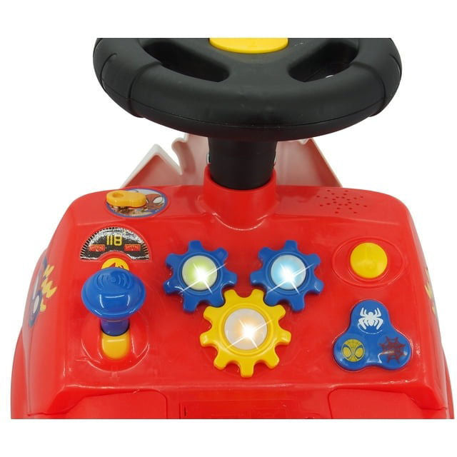 KIDDIELAND-Lights N Sounds Spidey Adventure Ride-On