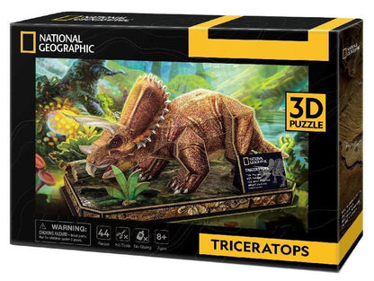 Cubic Fun 3D Puzzle Triceratops (44 Pieces)