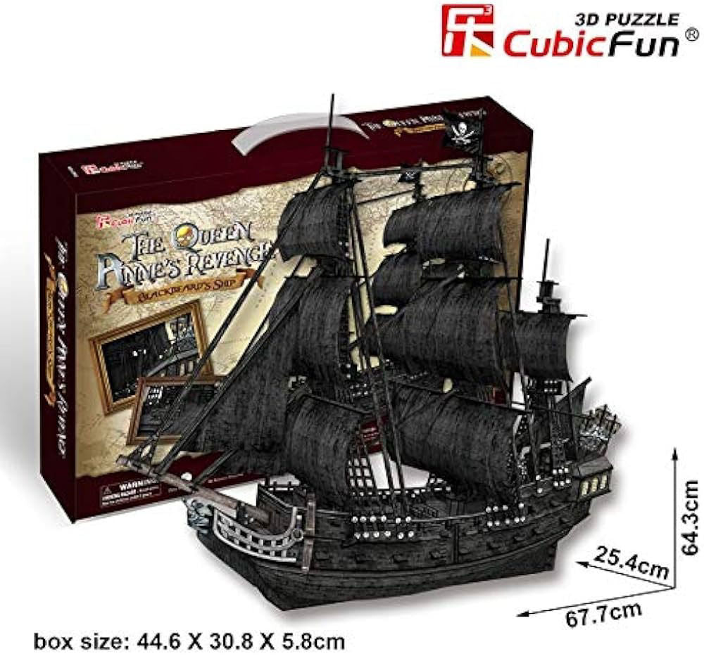 3D Puzzle-The Queen Anne S Revenge Large