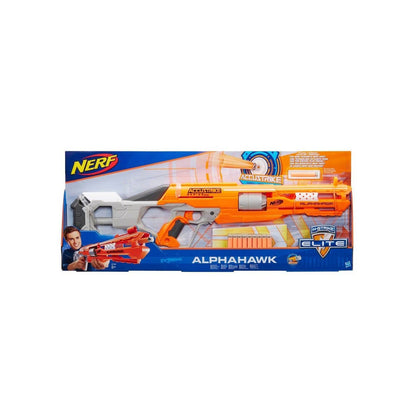 Nerf Accustrike Alphahawk Gun (10 Darts)