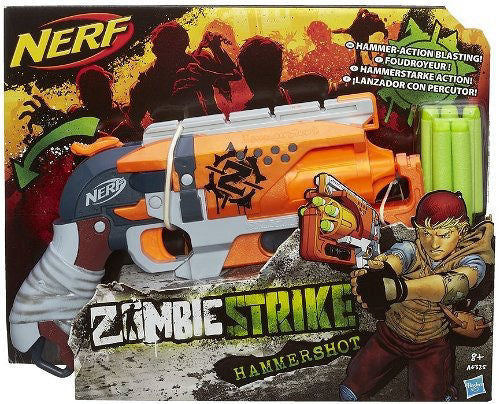 Nerf Zombie Strike Hammershot Gun (5 Darts)