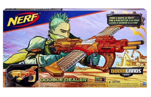 Nerf Doomlands Double Dealer Gun (24 Darts)