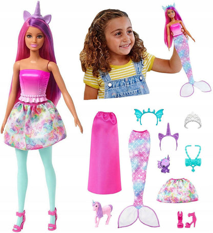 Barbie Dreamtopia Dress-Up Doll Mermaid Tail and Skirt