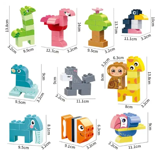 Banbao Interesting Animals  (74 Pieces)