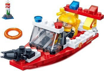 Banbao Fire Rescue Boat (58 Pieces)