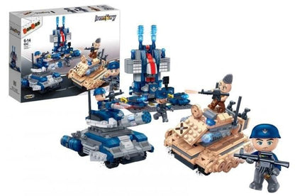 Banbao Iron Fury Army 3 In 1 Tank Battle (538 Pieces)