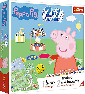 Peppa Pig 2 In 1 Ludo + Snake And Ladder Board Game