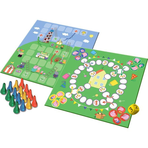 Peppa Pig 2 In 1 Ludo + Snake And Ladder Board Game