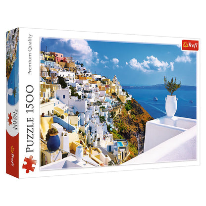 Santorini greece Puzzle (1500 Pieces)