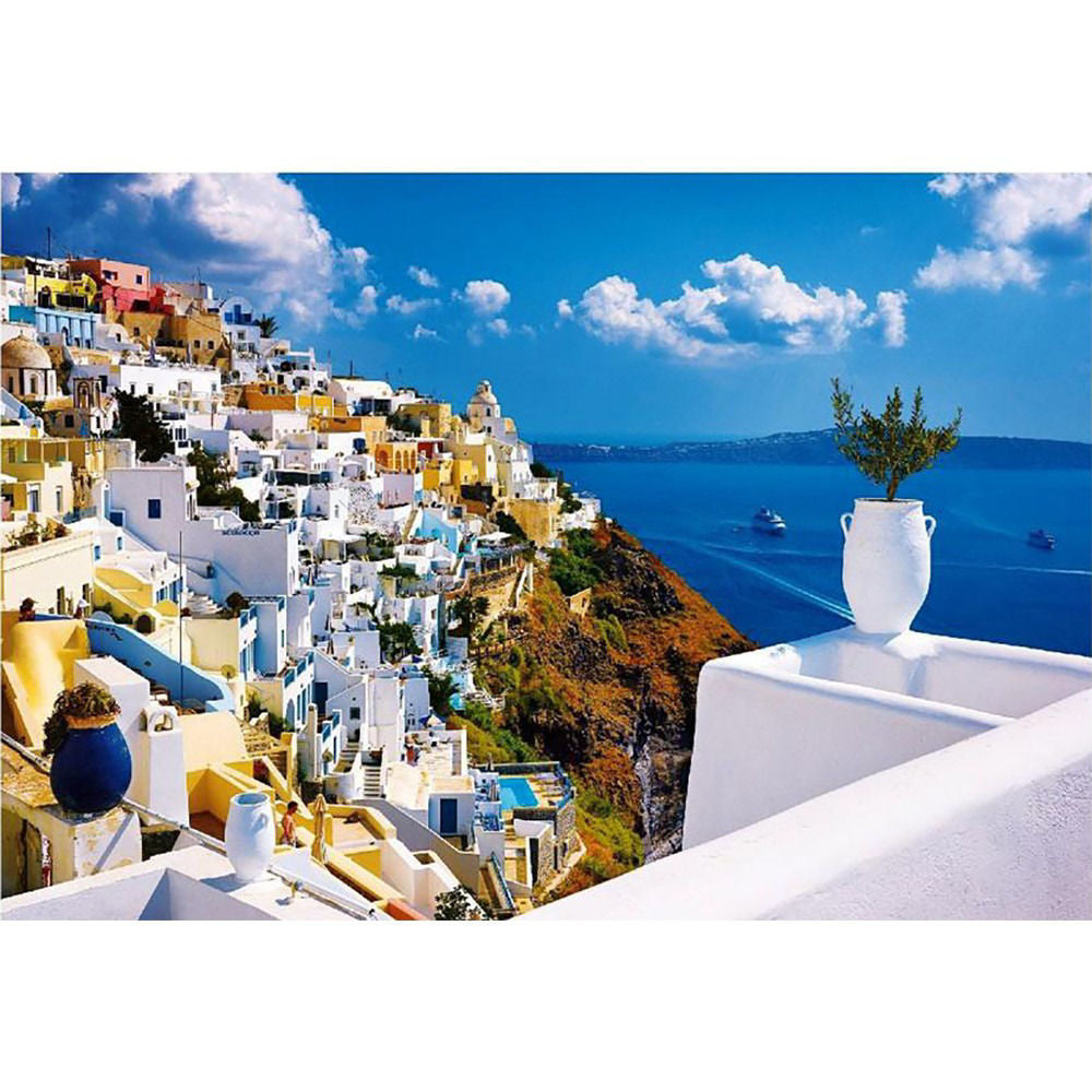 Santorini greece Puzzle (1500 Pieces)