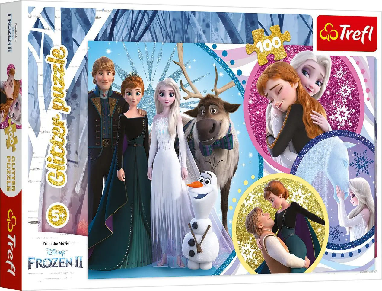 Disney Frozen II Glitter Puzzle (100 Pieces)